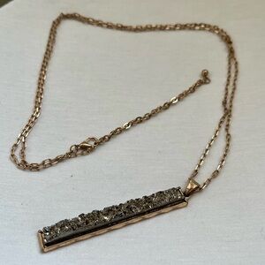 Elegant Gold and Silver Pendant Necklace